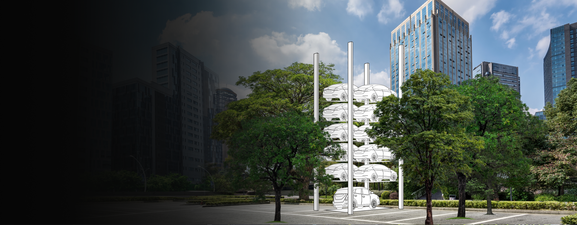 Automated Vertical Rotary Stack Parking System